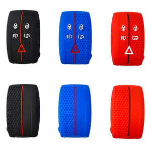5-Tasten-Silikon-Auto-Fernbedienungs-Schlüsselanhänger Shell Cover Case für Jaguar XK XF XJ8 XK8 <span class=keywords><strong>XRR</strong></span> Skin Holder Protector 2007-2011 2012 2013 - Product Image 5