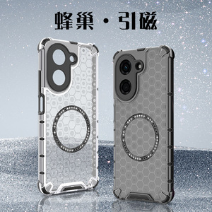 <span class=keywords><strong>เคส</strong></span> TPU รังผึ้งโปร่งแสงกันกระแทก + PC สำหรับ Xiaomi 15 14T redmi <span class=keywords><strong>A5</strong></span> 14C NOTE14 15 Pro รองรับ<span class=keywords><strong>เคส</strong></span>ชาร์จแบบไร้สาย - Product Image 2
