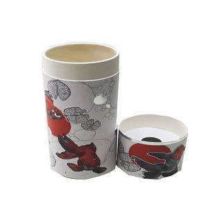 أنابيب تعبئة مستديرة من الورق المقوى بتصميم مخصص عالي الجودة أسطوانة عينة شاي مصنوعة يدويًا لنبيذ قهوة الفودكا - Product Image 3