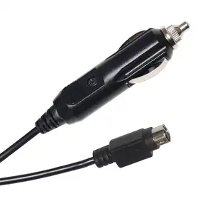 12V 6A Aangepaste 12V Auto Sigarettenaansteker Naar 3 Pin Mini Din Dc Plug Charger Kabel Voor Tv