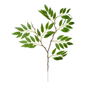 Bouquet de feuilles de bambou artificielles Laixing, 60 cm de haut, simulation réaliste, PVC souple, décoration de mariage, branche, accessoire pour arrangement floral - Product Image 5