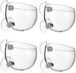 Verre cristal décor aquatique plante tasse Pot ventouse réservoir de poissons <span class=keywords><strong>Aquarium</strong></span> Aquascape fixation facile pour <span class=keywords><strong>Aquarium</strong></span> aquatique - Product Image 1