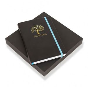 High-End Black Office Notebook Set for Corporate Gifting Included in Deluxe Packaging - Product Image 2