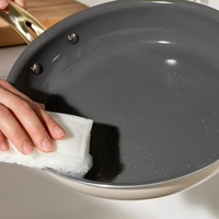 Ensemble de 13 ustensiles de cuisine antiadhésifs, casseroles et poêles avec couvercles en verre et poignées confortables