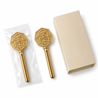 Distributeur de tubes métalliques de luxe style clé pour dentifrice, crème cosmétique et pommades – Logo personnalisé OEM