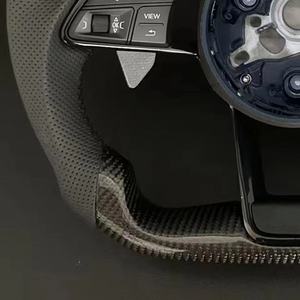 Volant de voiture LED en fibre de carbone adapté pour <span class=keywords><strong>Audi</strong></span> R8 <span class=keywords><strong>TT</strong></span> Mk2 <span class=keywords><strong>Mk3</strong></span> 8n <span class=keywords><strong>RS</strong></span> TTS Ttrs Rs3 Rs6 RS4 RS5 RS7 A3 A4 A5 A6 A7 A8 A1 Q3 Q5 Q7 - Product Image 4