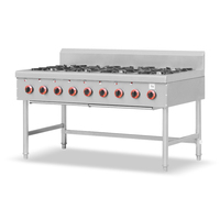 Kompor Gas Komersial Bahan Stainless Steel untuk Dapur