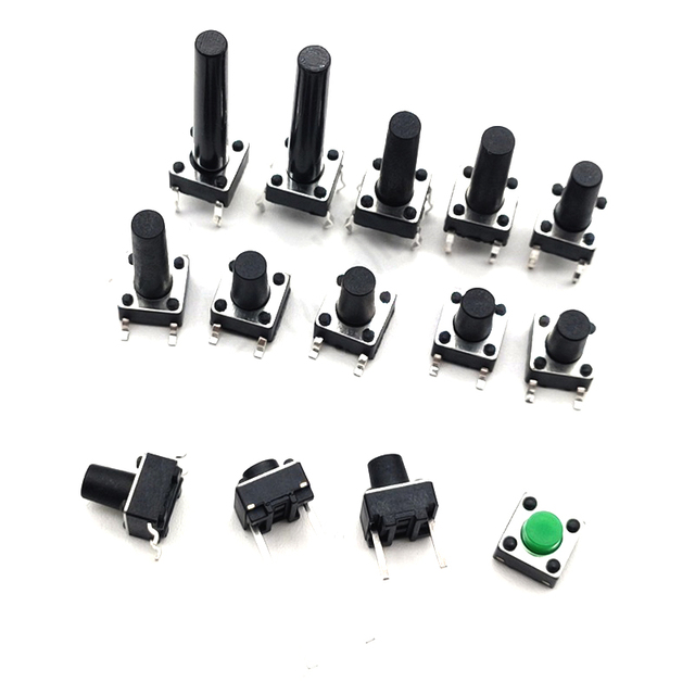 Tactile Push Button Switch Mini Push Button 4 Pin Tact Switch 6x6