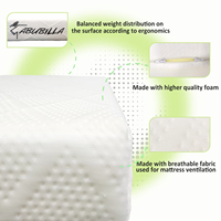 Matelas pour lit bébé avec noyau en mousse à mémoire de forme, conception anti-suffocation, soutien ferme moyen, certifié CertiPUR-US