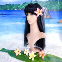 Élégants Accessoires pour Cheveux à Fleurs de Plumeria Artificielles en Mousse pour Femmes, Vente en Gros d'Accessoires Floraux Hawaïens