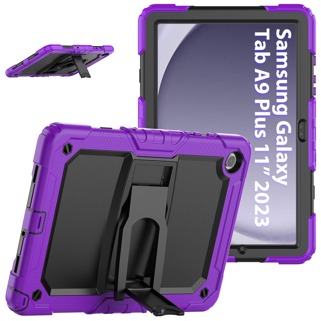 Top Selling Silicone+PC Shockproof Heavy Duty Rugged Tablet Case for Samsung Galaxy Tab A9 Plus SM-X210/X216/X218