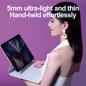 Tùy chỉnh bán buôn Bàn phím trường hợp giá rẻ giá chất lượng cao cho <span class=keywords><strong>iPad</strong></span> Pro không dây thông minh với nam châm đèn nền - Product Image 5