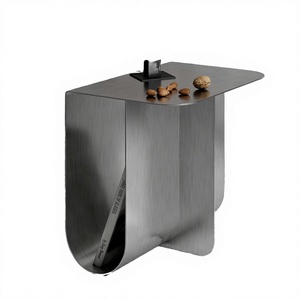 Muebles de Salón Modernos, Creativos, Duraderos, Móviles, Ecológicos, de Acero Inoxidable, Convertibles, Estilo Rústico, Fáciles de Armar - Product Image 3