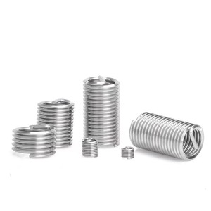 304 Stainless Steel Metric Thread Inserts M1.6 M2 M3 To M30 Spring Wire Type Fully Threaded DIN Standard - Product Image 2