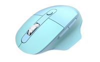 GEEZER Wireless 5D ERGONOMIC Optical Mouse dengan Penutup Atas dan Panel Samping Berbahan Kulit