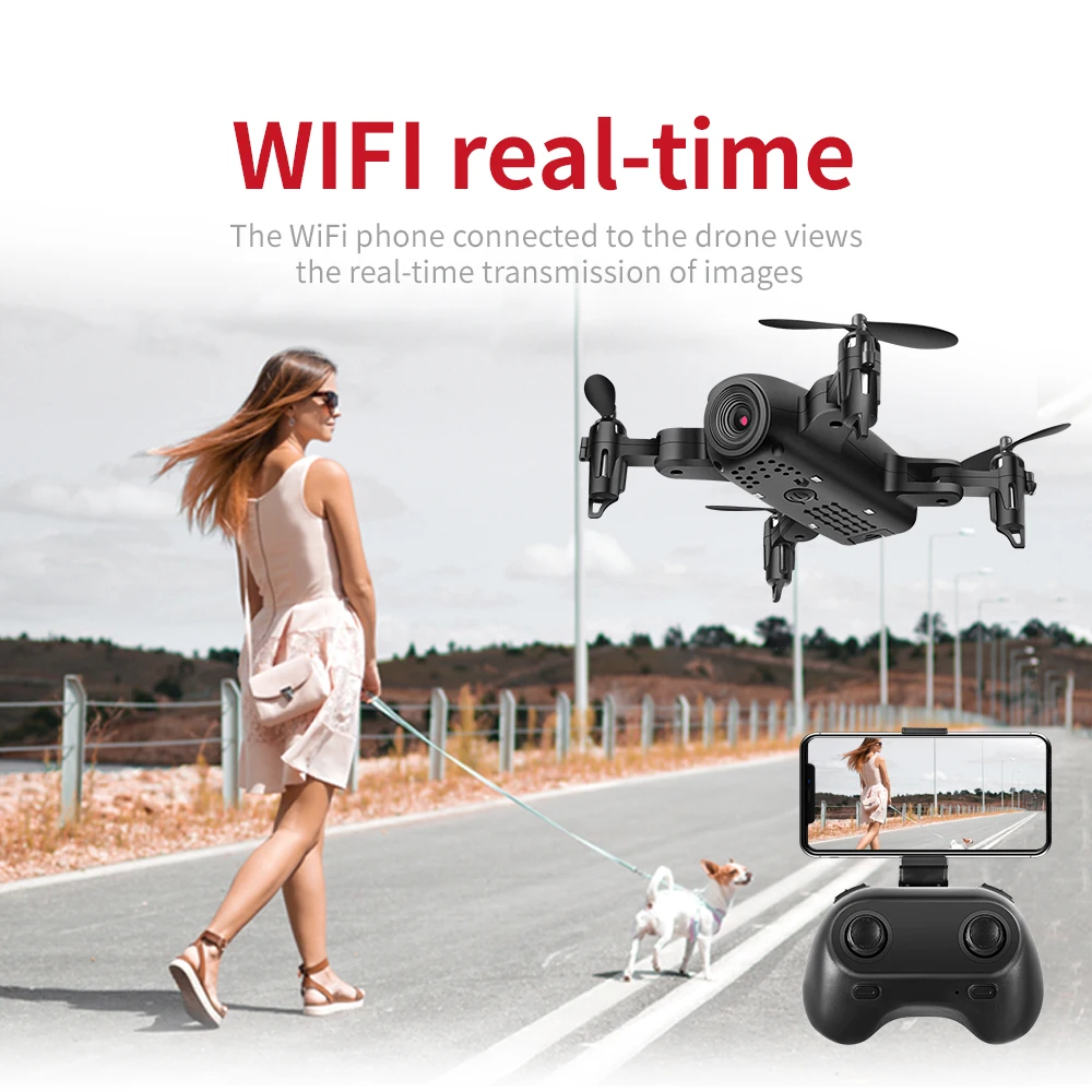 A2 Drone, wifi real-time the wifi phone connected to the drone views the real