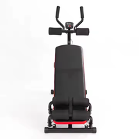 Banc de sécurité pliable et réglable pour exercices abdominaux avec cadre en acier pour entraînement à domicile en salle de sport