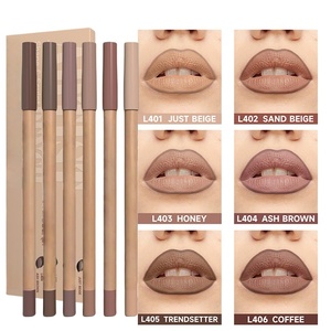 New Arrival Liquid Lip Liner Private <b>Label</b> Waterproof Long Lasting Lip Liner with Rounded Ball Applicator Wholesale Lip Makeup - Product Image 1