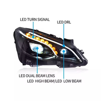 Faros Delanteros para Mercedes-Benz Clase E W207 2010-2017, Faros LED con Proyector, Luces de Circulación Diurna, Accesorios para Auto