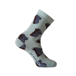 Colorful Cotton Funny Creative Male Sport Crew Novelty Custom Jacquard Socks