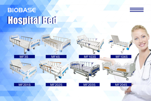 Cama de Hospital para Niños Bobase MFE202S, Cama para Pacientes, Cuidado Infantil, Cuna Médica Segura, Durable, con Dos Manivelas para Hospital - Product Image 6