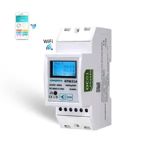 Compteur d'énergie WIFI 110V/220V Rail Din compteur électrique monophasé prépayé pour boîtier de Campus