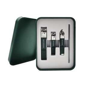 Coupe-bord incurvé robuste et résistant aux éclaboussures coupe-cuir en acier inoxydable coupe-ongles toilettage doigt beauté manucure pédicure <span class=keywords><strong>Kit</strong></span> - Product Image 1