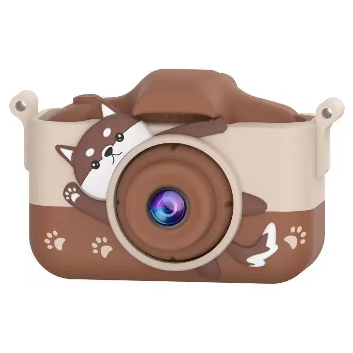 Christmas Gift Cartoon Kitty Design Kids Camera 2.0 Inch Children Digital Photo Camera Six Color Available