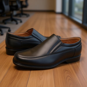 Vogatti Mocassins pour hommes en cuir synthétique à bout rond et semelle en polyuréthane, chaussures pour adultes - Product Image 2