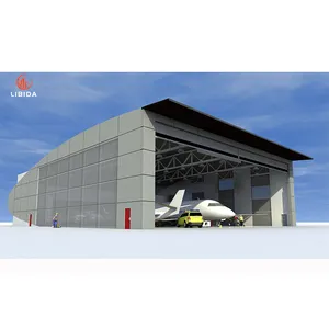 Modular giá rẻ máy bay hangar máy bay hangar cổng thông tin khung máy bay hangar