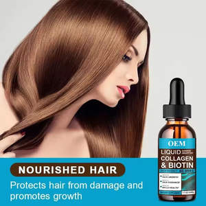 VitaHall Halal, Gotas de Biotina para el Crecimiento del Cabello, Vitaminas de Colágeno Natural para la Salud del Cabello, la Piel y las Uñas de la Mujer - Product Image 2