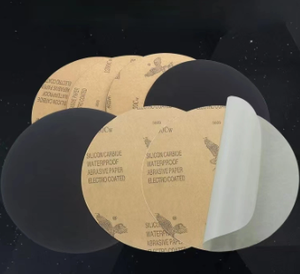 5 дюймов 125 мм крюк и петля 6 отверстий черный защитный диск для шлифовки полировки электроинструменты аксессуары - Product Image 6