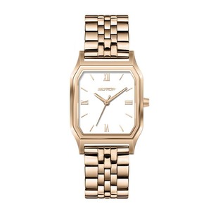 <span class=keywords><strong>Reloj</strong></span> de Cuarzo de Lujo para Mujer, Resistente al Agua, con Esfera de Agujas, Logotipo Personalizado, Correa Cuadrada de Acero Inoxidable, Movimiento Miyota, ODM OEM - Product Image 4
