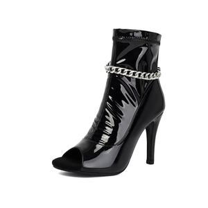Bottines de danse professionnelles à chaîne de cheville, talons de 7, 9, 11 cm pour <span class=keywords><strong>Jazz</strong></span>, Danse de salon, Latin, Soirée, Pole Dance pour femmes - Product Image 2
