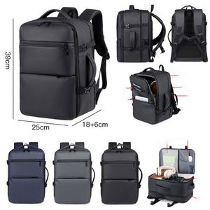 New Fashion Expandable Waterproof Oxford Laptop <b>Backpack</b> <b>Large</b> Capacity Durable Business Travel <b>Backpack</b> With Custom Logo - Product Image 4
