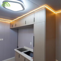 Maison Modulaire Préfabriquée de Luxe en Acier, Style Pod, Écologique et Mobile, Direct Usine, pour Bureaux, Appartements et Centres Commerciaux