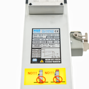 Motor de Husillo ATC con Enfriamiento por Aire y Variador de Frecuencia HQD GDL40.5-ISO20-24Z/2.2, 2.2KW, 220V, 24000rpm, 1 Año de Garantía para Fresadora CNC DIY - Product Image 5