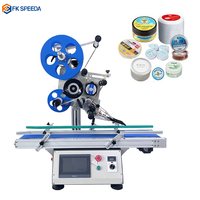 Machine d'étiquetage automatique pour sachets plats, applicateur d'étiquettes adhésives, machine d'étiquetage automatique pour sachets plats, machine d'étiquetage automatique pour sachets plats alimentaires