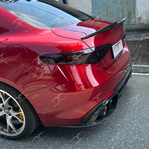 Kit Carrozzeria con Paraurti, Diffusore e Spoiler Posteriori in Fibra di Carbonio Adatto per <span class=keywords><strong>Alfa</strong></span> <span class=keywords><strong>Romeo</strong></span> Giulia Sport Quadrifoglio 2016-2024 - Product Image 5