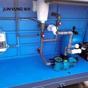 สระว่ายน้ำแบบตู้คอนเทนเนอร์ขนส่งทางทะเลขนาด 20 ฟุต 40 ฟุต สำหรับใช้งานกลางแจ้งในลานบ้านแบบเคลื่อนย้ายได้ตามสั่ง - Product Image 6