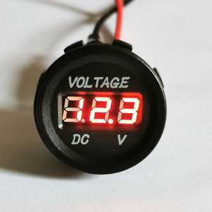 Medidor de Voltaje para Automóvil Cody, Pantalla LED Digital de 360 mm, Voltímetro de CC para Panel de Instrumentos, Actualización de Panel de Instrumentos - Product Image 1