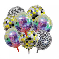 10 pouces 15 pouces 18 pouces 22 pouces 32 pouces argent or couleurs Laser 4D haute qualité graduation ballons décorations de fête fournitures