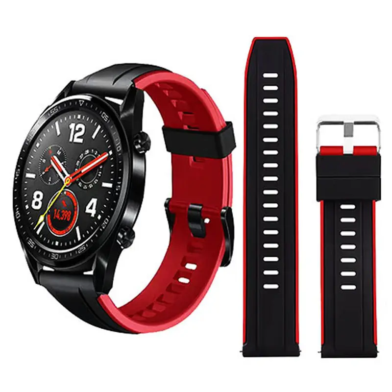 Silikonband für Samsung Galaxy Watch 42 mm Silikon-Smart-Watch-Band für Galaxy Watch 3 41 mm