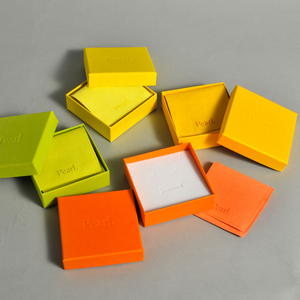 Biểu Tượng Tùy Chỉnh Đồ Trang Sức Bao Bì Bông Tai Vòng Cổ Vòng Đeo Tay Sang Trọng Tông Từ Hộp Đồ Trang Sức Với Nhung Chèn - Product Image 3