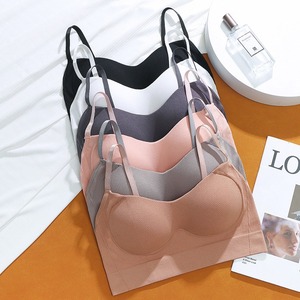 Hecho en China, la ropa interior sin costuras para mujer, tirantes, sujetador trasero, sin anillo de acero, se puede usar externamente - Product Image 1