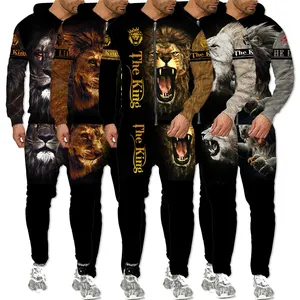 Chinese Manufacturers Sweat Suits Sublimation Track Sweatsuits Running Set For Men Sportswear Jogger Hoodies Tracksuits