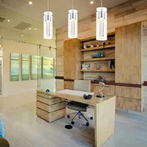 Đèn Chùm <span class=keywords><strong>LED</strong></span> Đèn Trần Đèn Chùm Pha Lê Đèn Chùm Thủy Tinh Trong Suốt Chrome Kết Thúc 8W Đèn Chùm Hiện Đại - Product Image 3