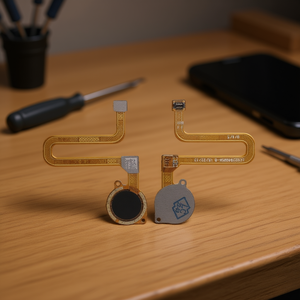 Cavo flessibile per lettore di impronte digitali per Xiaomi Redmi 10A Nero - Product Image 2