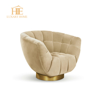 Fauteuil de canapé moderne de luxe mobilier de salon sofa de luxe en cuir importé de haute qualité fauteuil de canapé simple