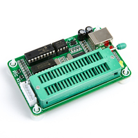 KUNOGSHUN avec câble ICSP, type breadboard, composant électronique, programmeur ICSP PIC K150, programmation automatique USB pour Arduino